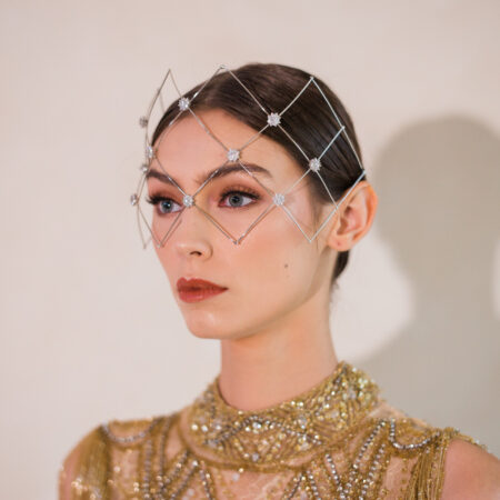 Diamond Touch Veil - Rhodium White Gold