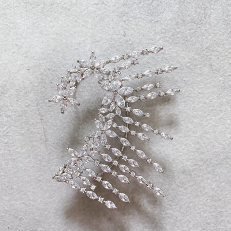 Jenny Earcuff - Rhodium White Gold (Left)