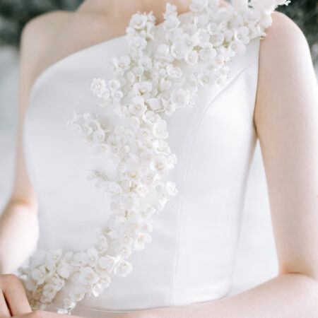 Clay Flower Full Body Accessories - Silver