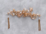 Crane Pagoda in Spring Set - Gold, White (3 pcs)