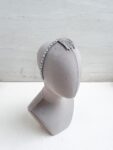 Sparkle Princess Halo Front Partition Headband - Rhodium White Gold