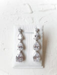 Extravagant Earrings - Rhodium White Gold