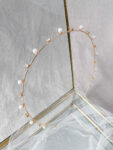 Pearl and Diamond Touch Headband - 18k Yellow Gold, White Pearl
