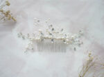 Shine Bright Haircomb - White Silver