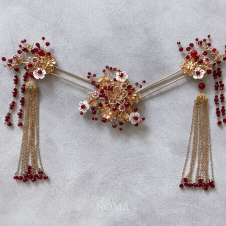 Jewel Shine Set - Gold, Ruby (3 pcs)