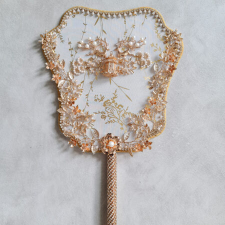 Bronze Deer Fan - Gold