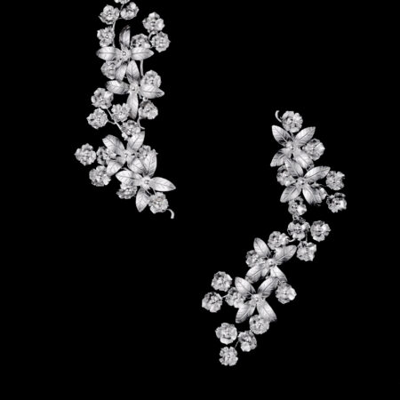 Floralines Hairpin Set 4 pcs - Doff Silver (4 pcs)