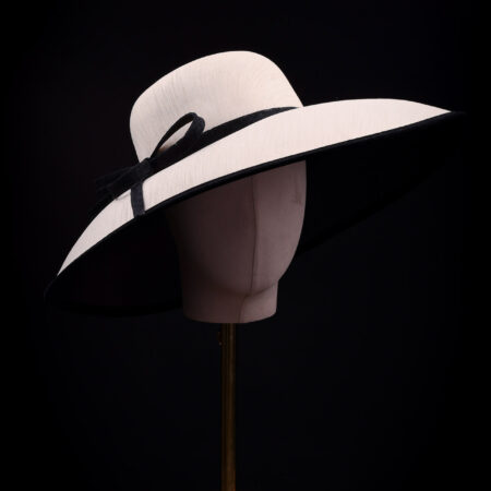 BW Lady Millinery Hat - White