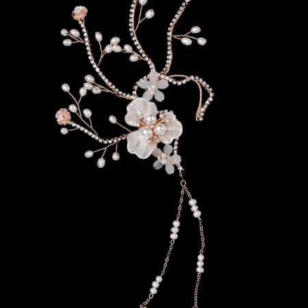 Spring Summer Earpiece - Gold (Right)