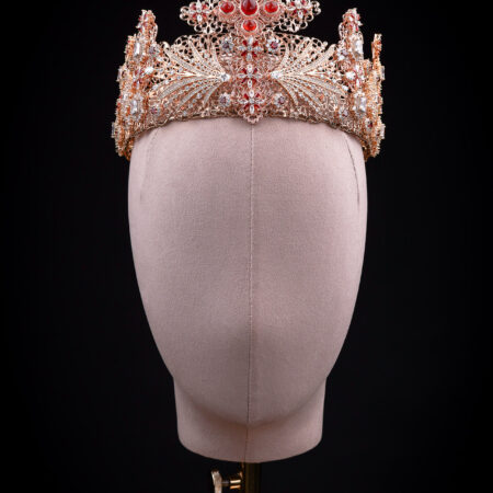 Excelsis Deo Crown - Gold, Ruby