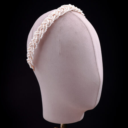 Wavy Braid Headband - Gold